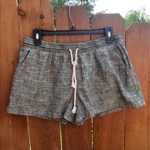Mossimo Supply Co. Olive Tie Shorts